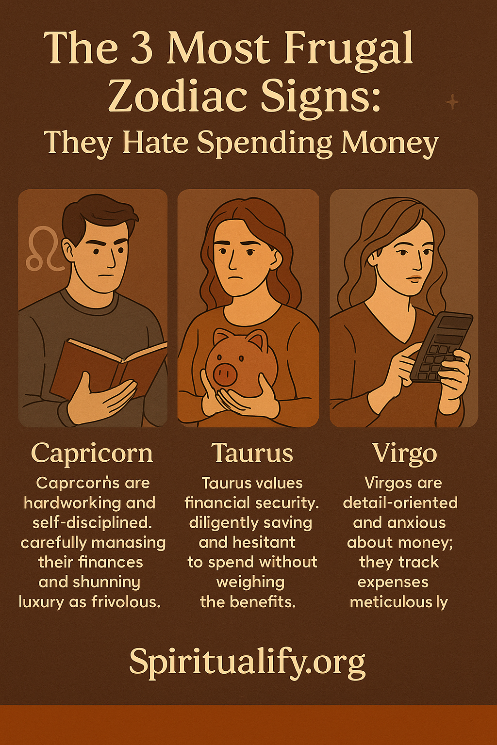 The 4 Most Frugal Zodiac Signs They Hate Spending Money INFOG