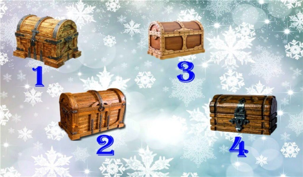 Choose One of the 4 Chests and Find Out What Lies Ahead