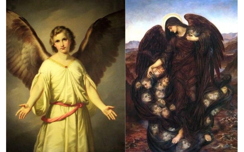 Archangel Asrael and Camael
