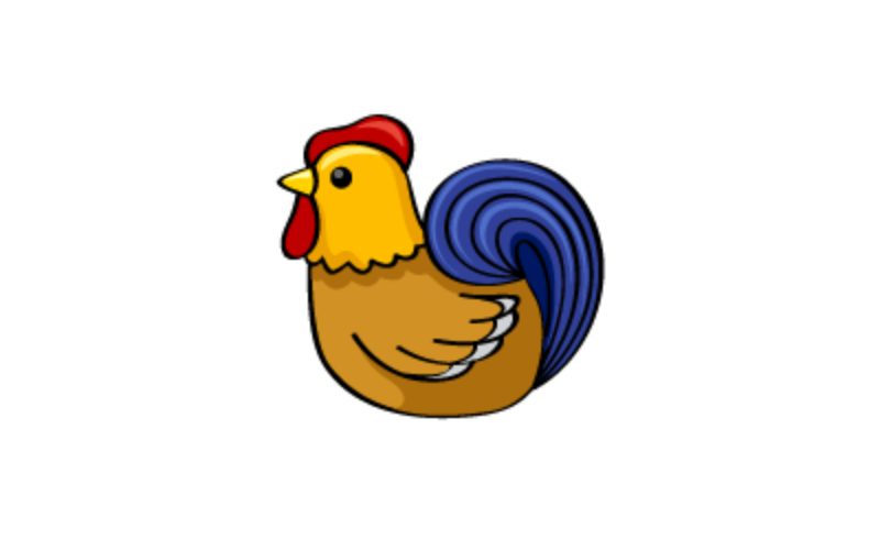 10. Rooster (tori)