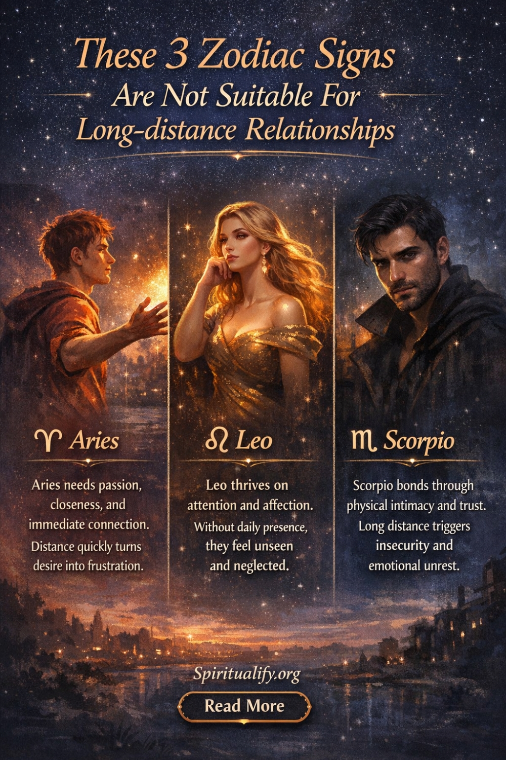 These 3 Zodiac Signs Are Not Suitable For Long-distance Relationships Infographic