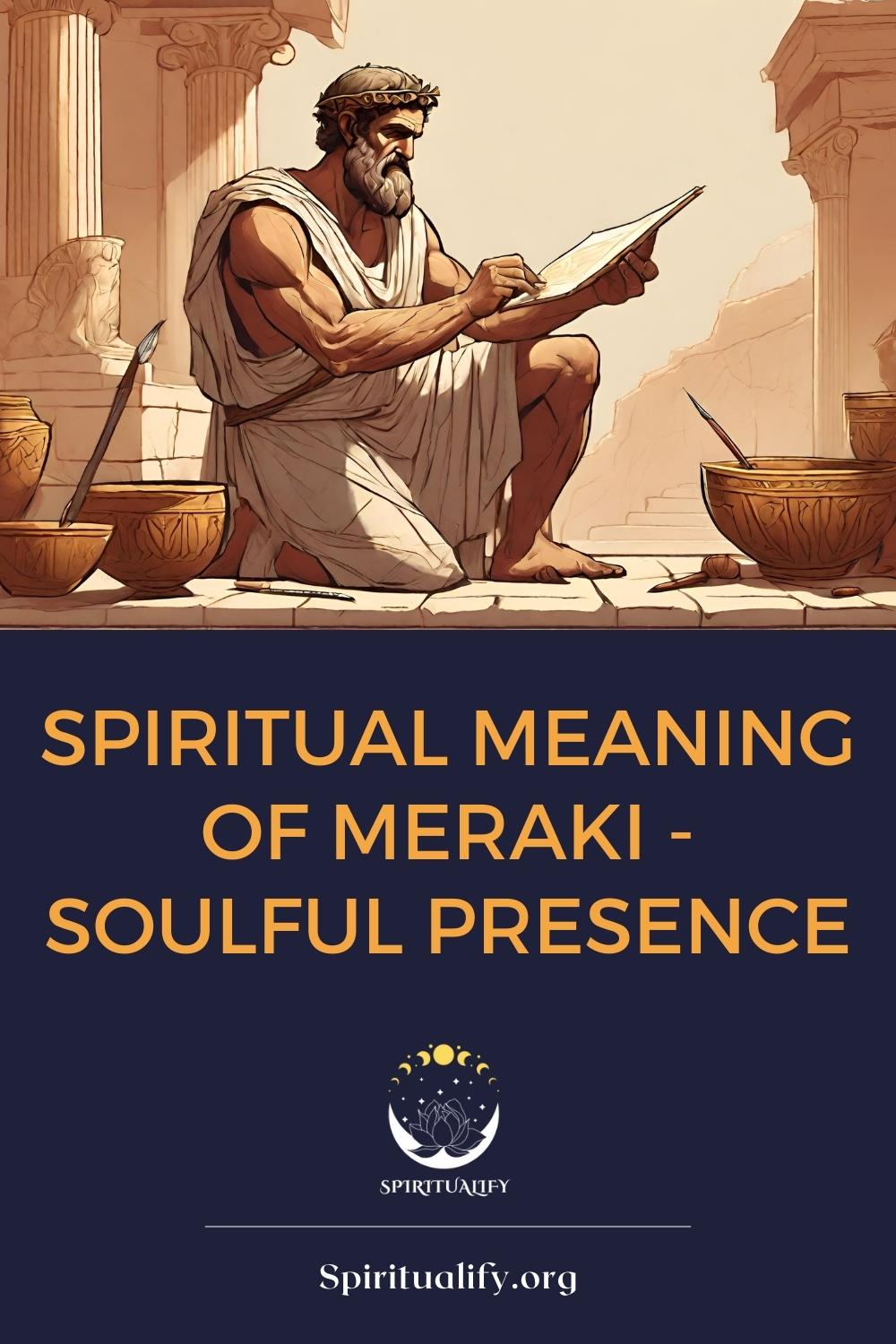 Spiritual Meaning Of Meraki - Soulful Presence Pin