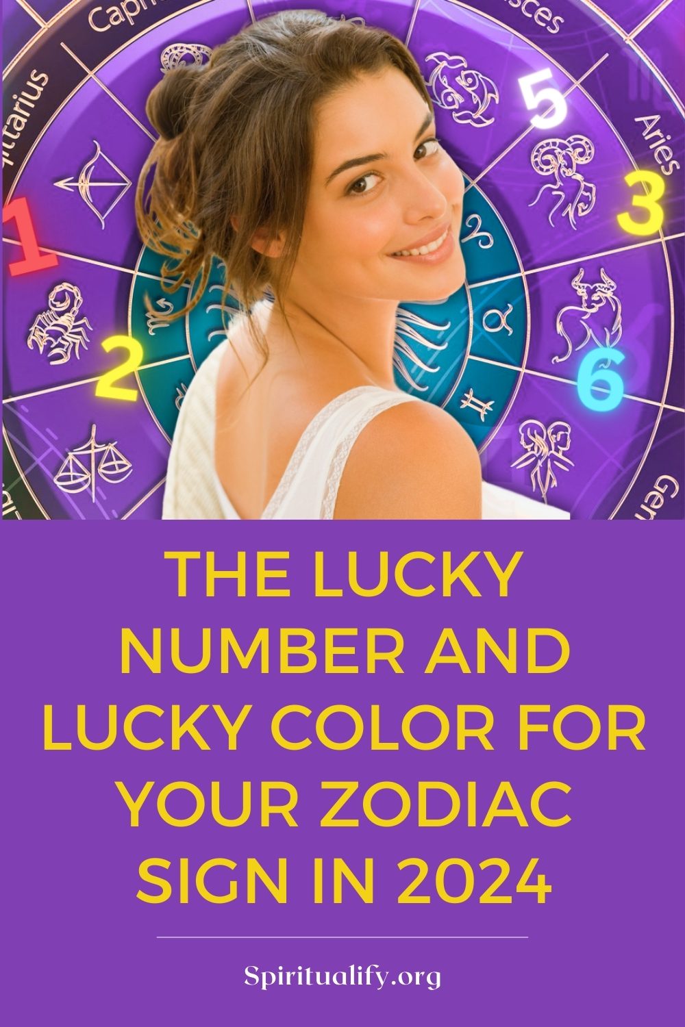 The Lucky Number And Lucky Color For Your Zodiac Sign In 2024 Pin