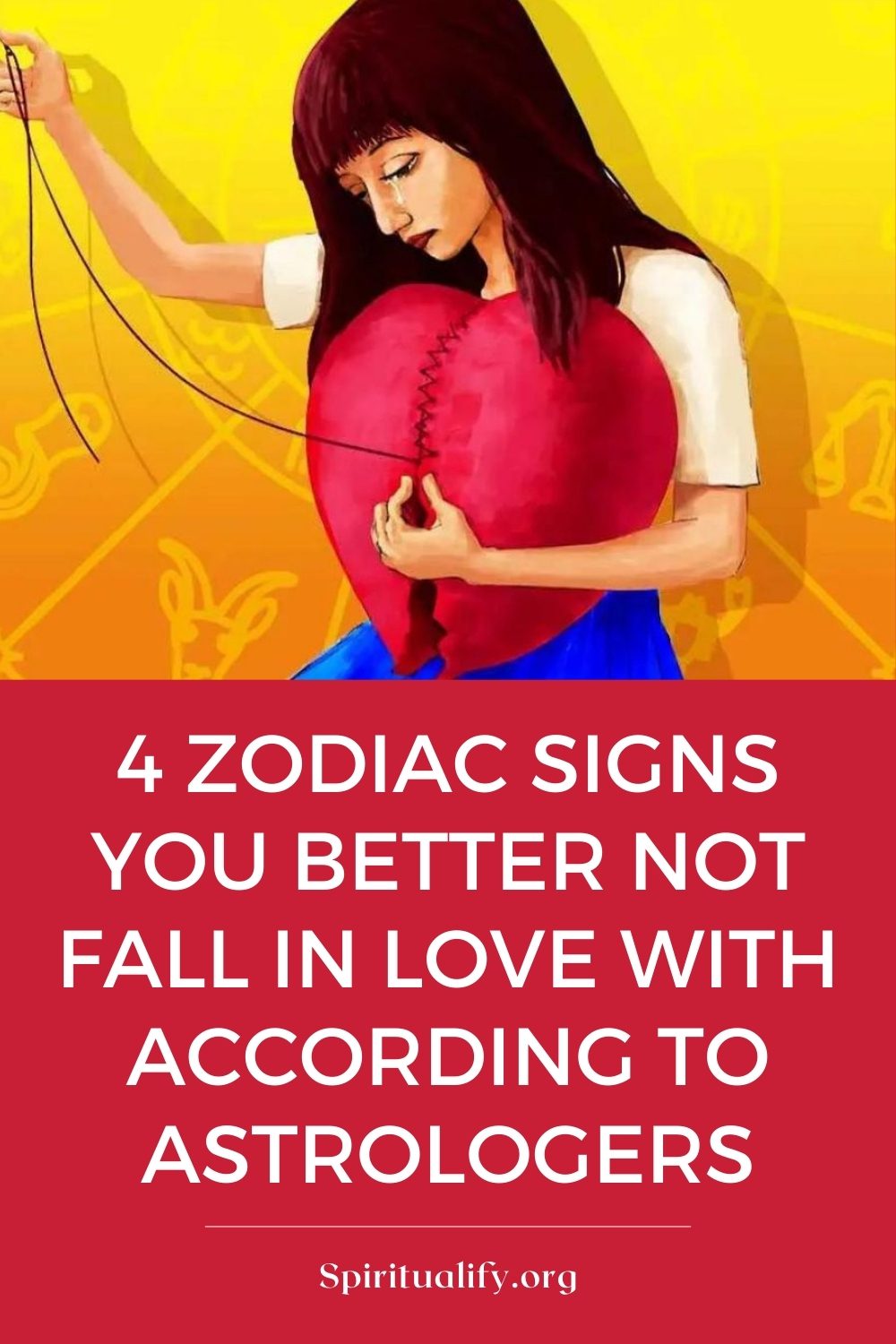 4 Zodiac Signs You Better Not Fall In Love With According to Astrologers Pin