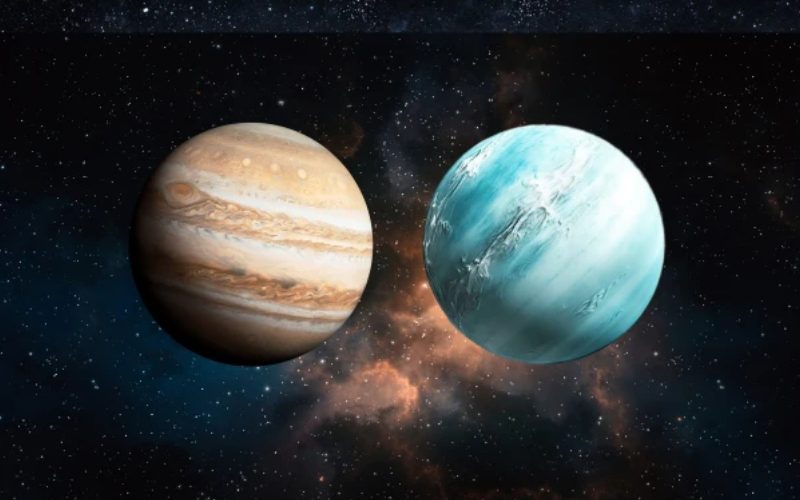 Conjunction of Jupiter and Uranus