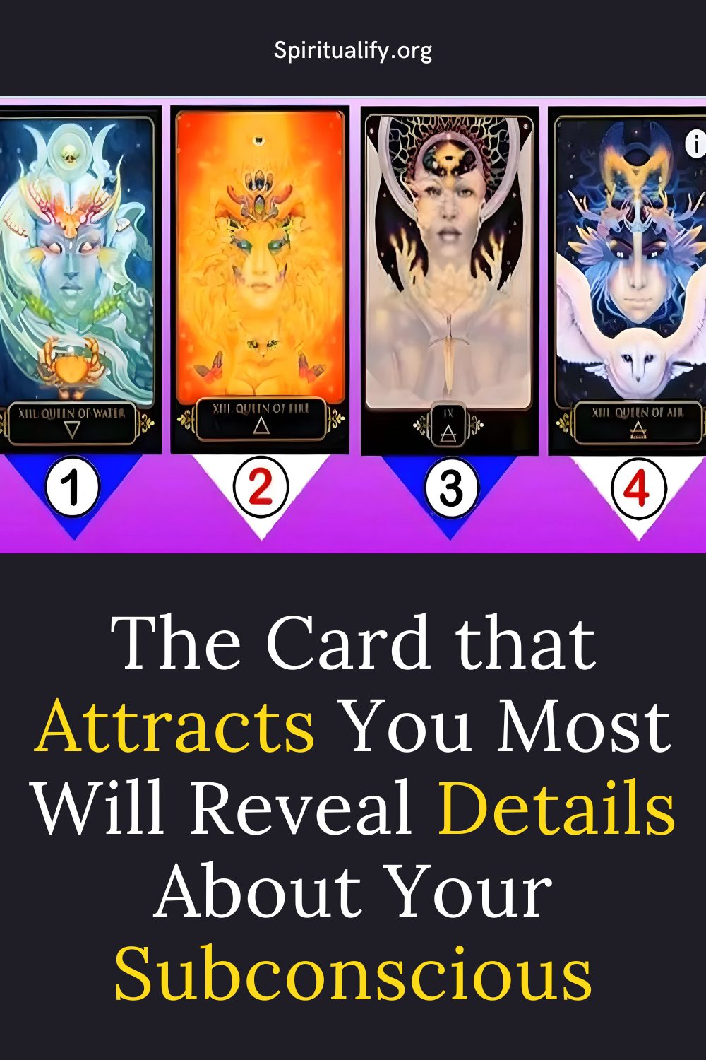 The Card that Attracts You Most Will Reveal Details About Your Subconscious Pin