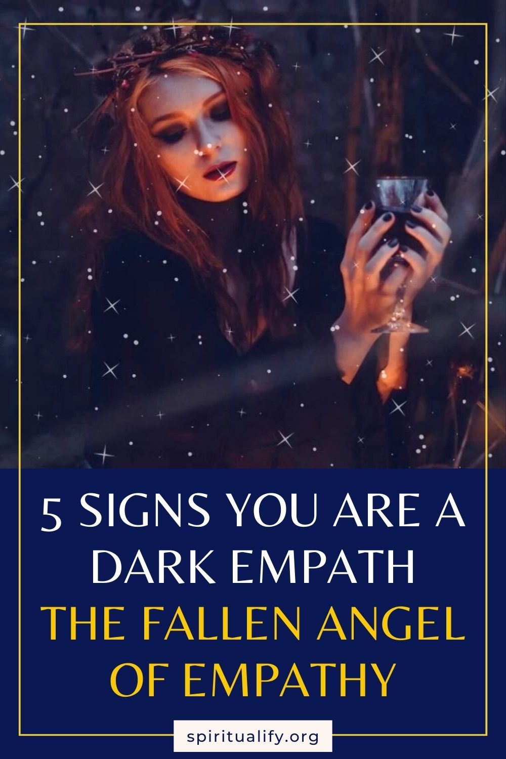 5 Signs You Are a Dark Empath – The Fallen Angel of Empathy Pin