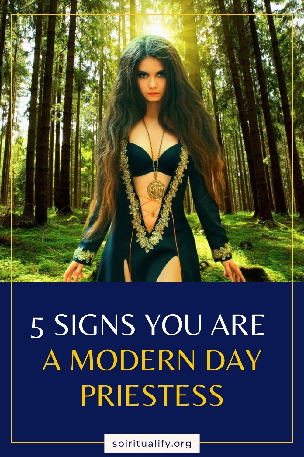 5 Signs You Are a Modern Day Priestess Pin