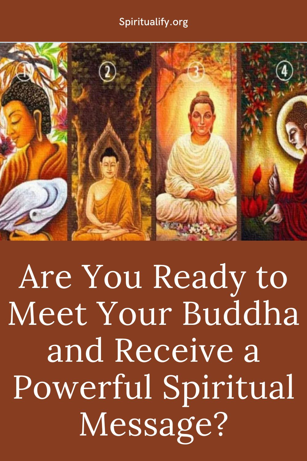 Are You Ready to Meet Your Buddha and Receive a Powerful Spiritual Message Pin