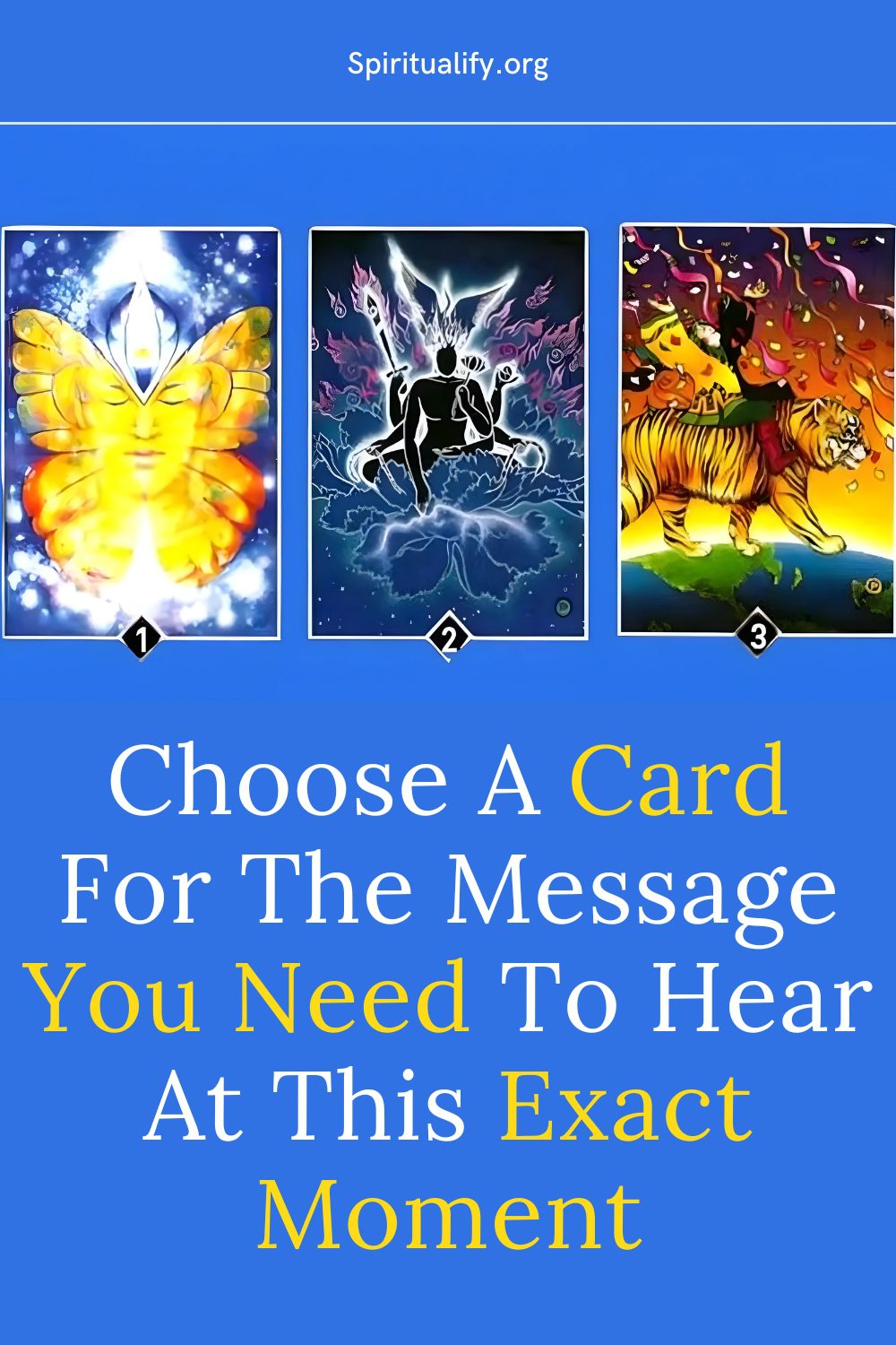 Choose A Card For The Message You Need To Hear At This Exact Moment Pin