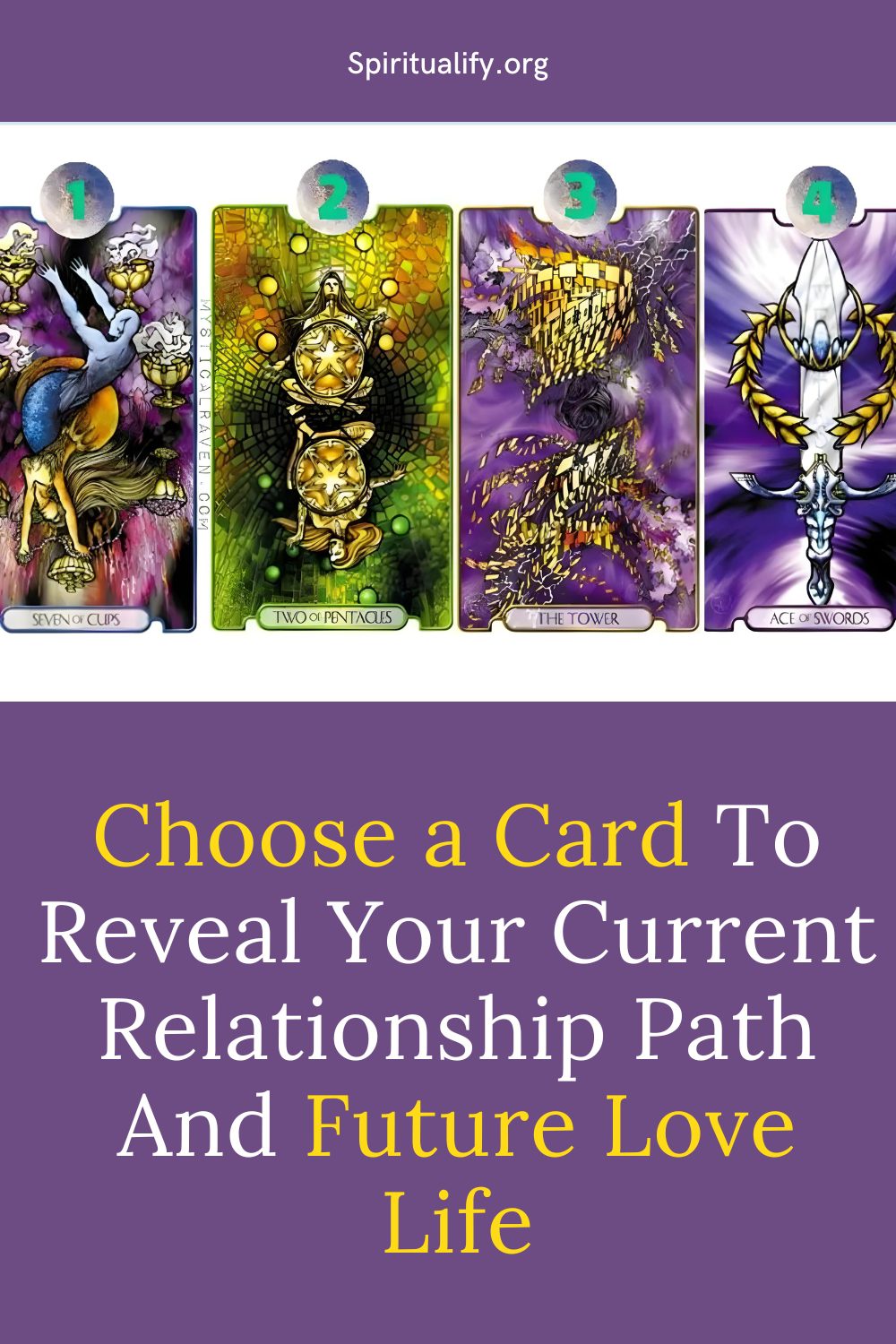 Choose a Card To Reveal Your Current Relationship Path And Future Love Life Pin