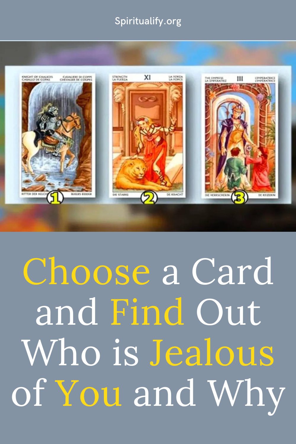 Choose a Card and Find Out Who is Jealous of You and Why Pin