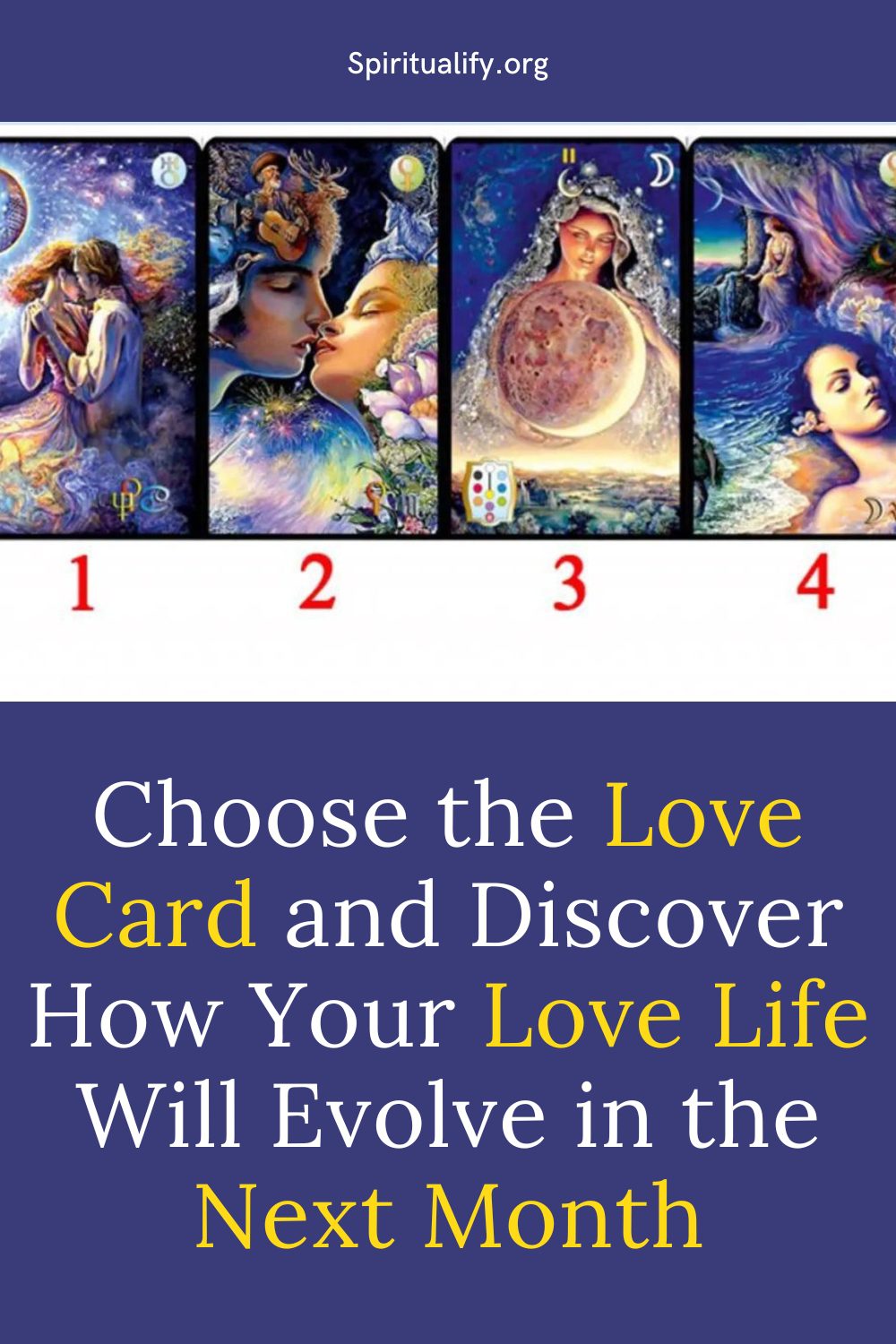 Choose the Love Card and Discover How Your Love Life Will Evolve in the Next Month Pin