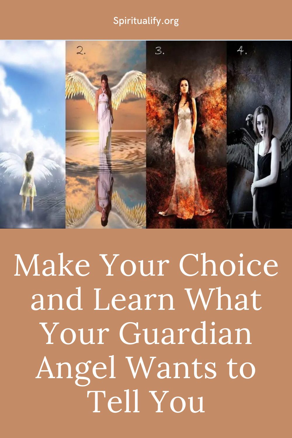 Make Your Choice and Learn What Your Guardian Angel Wants to Tell You Pin