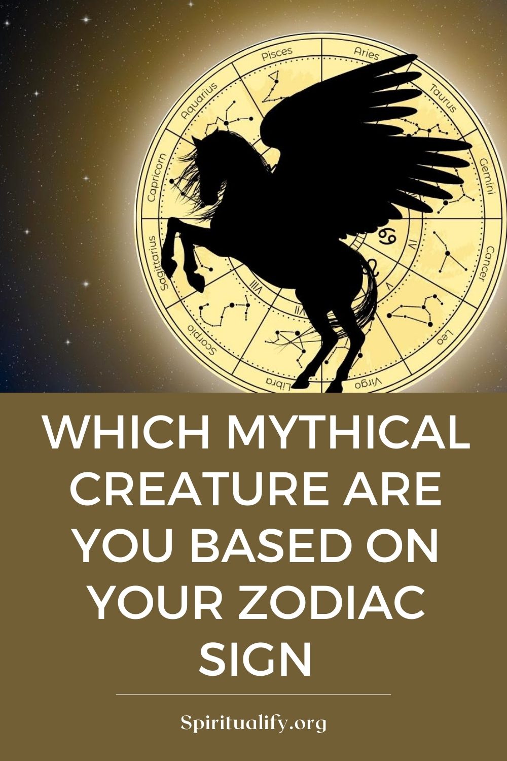 Which Mythical Creature Are You Based on Your Zodiac Sign Pin