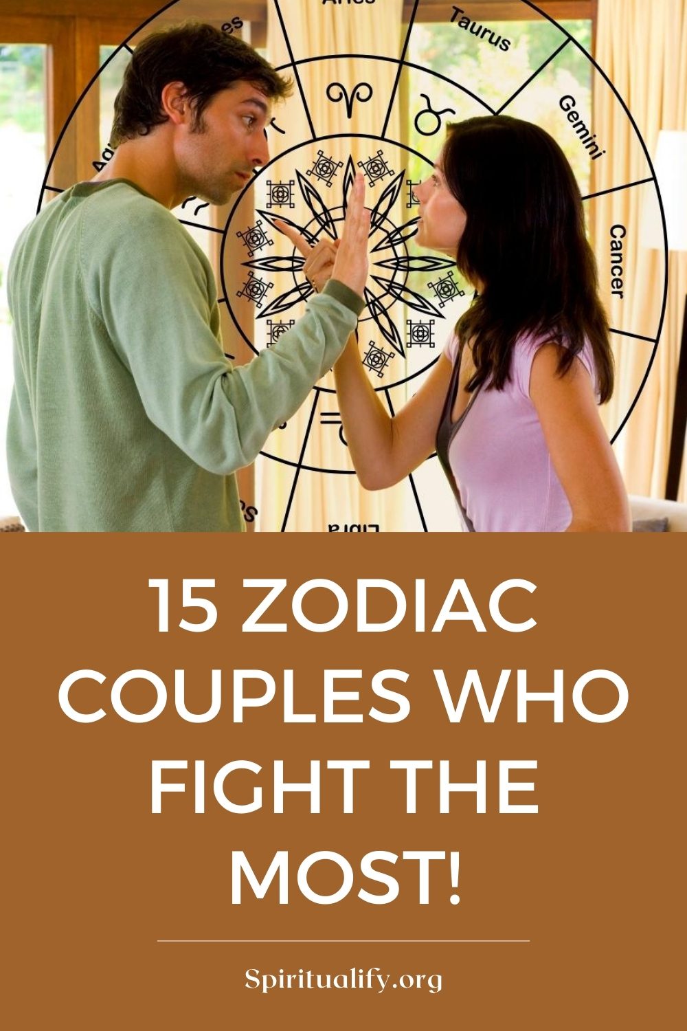 15 Zodiac Couples Who Fight The Most! Pin