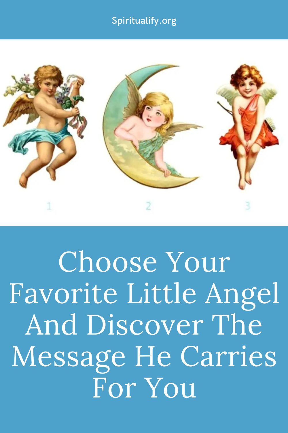 Choose Your Favorite Little Angel And Discover The Message He Carries For You Pin