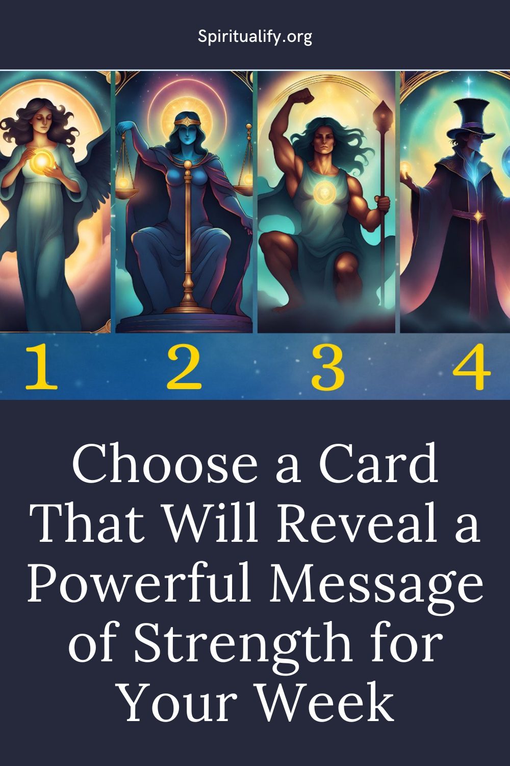 Choose a Card That Will Reveal a Powerful Message of Strength for Your Week Pin