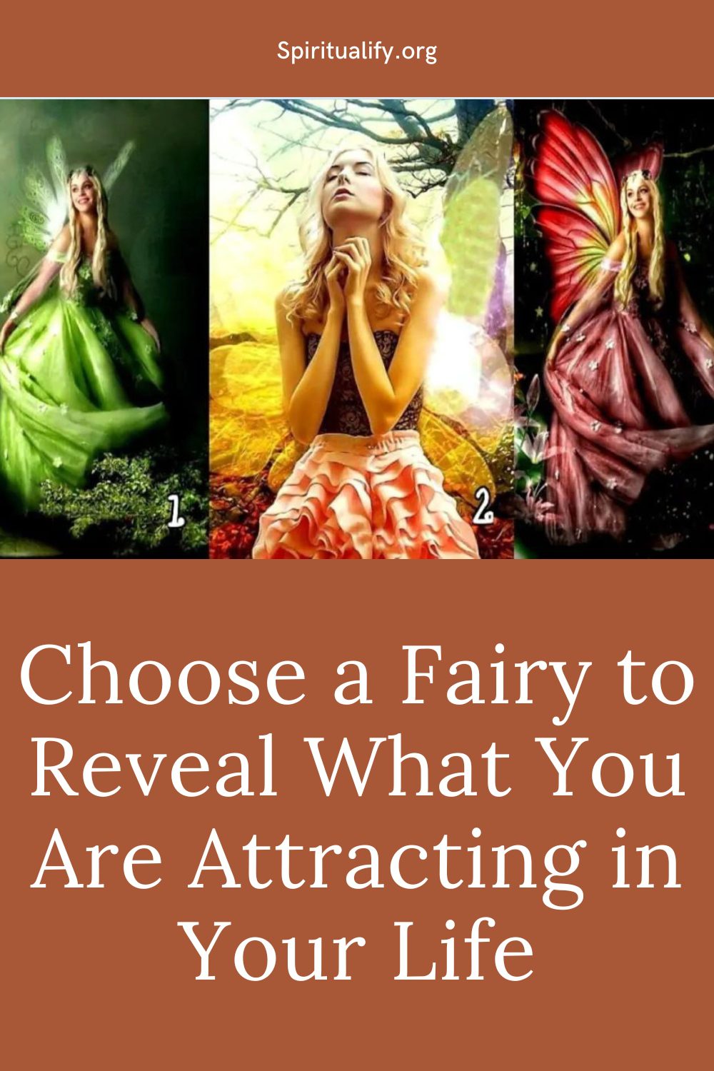 Choose a Fairy to Reveal What You Are Attracting in Your Life Pin