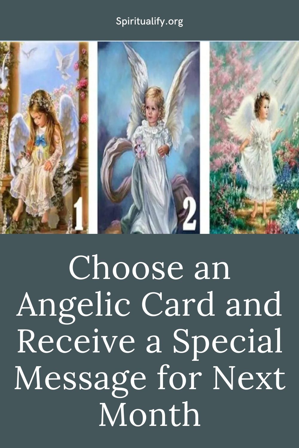 Choose an Angelic Card and Receive a Special Message for Next Month Pin