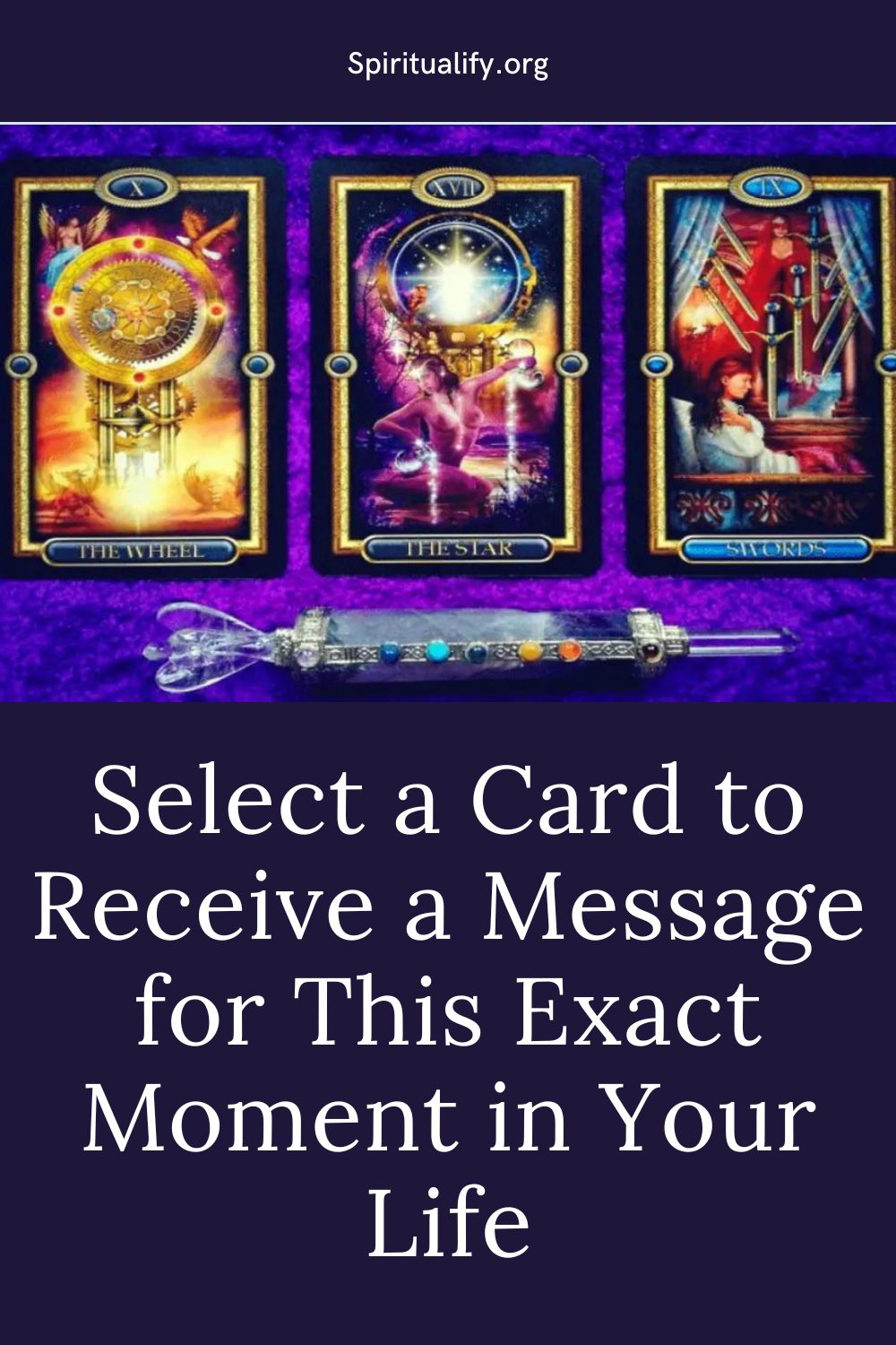 Select a Card to Receive a Message for This Exact Moment in Your Life Pin