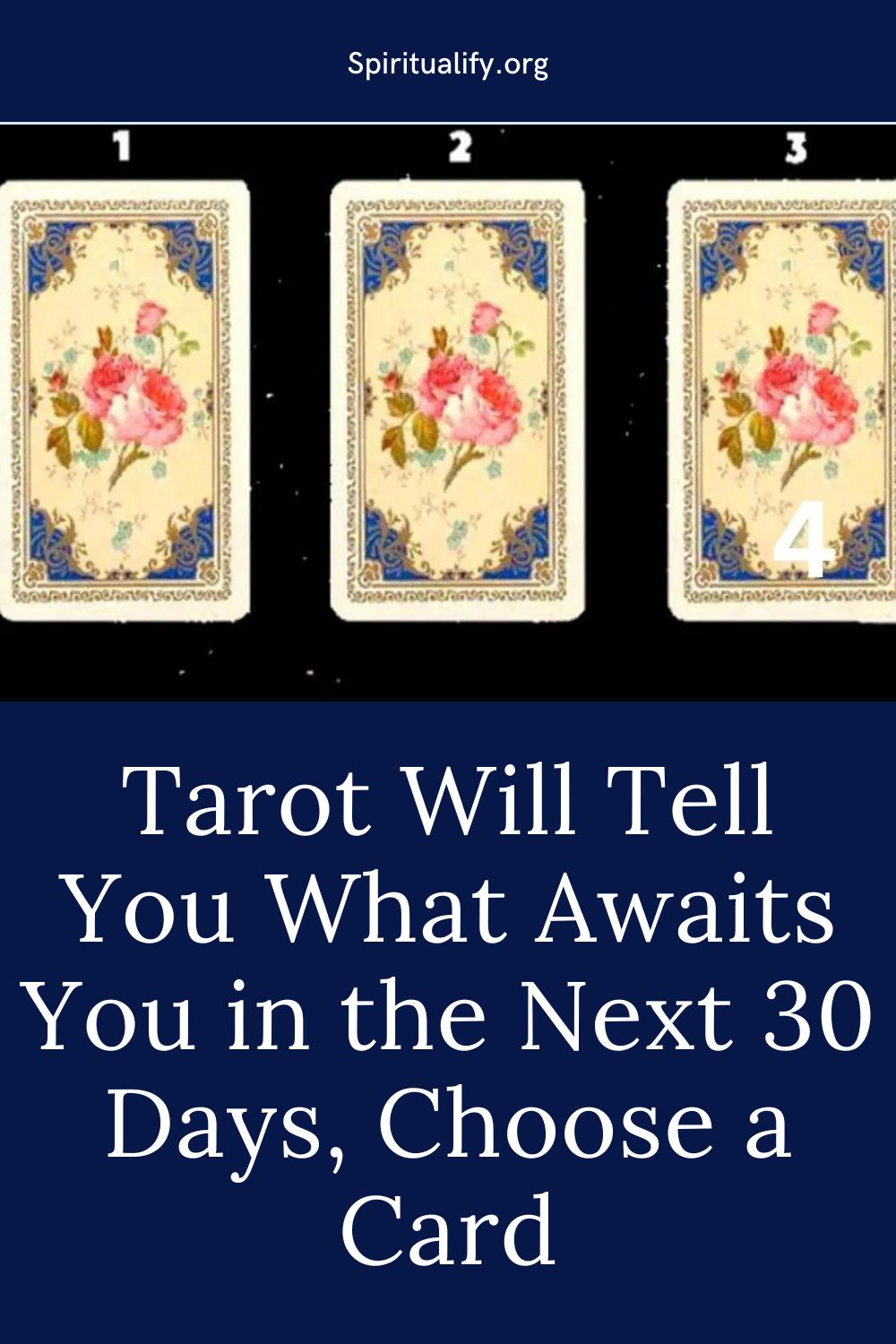 Tarot Will Tell You What Awaits You in the Next 30 Days, Choose a Card Pin