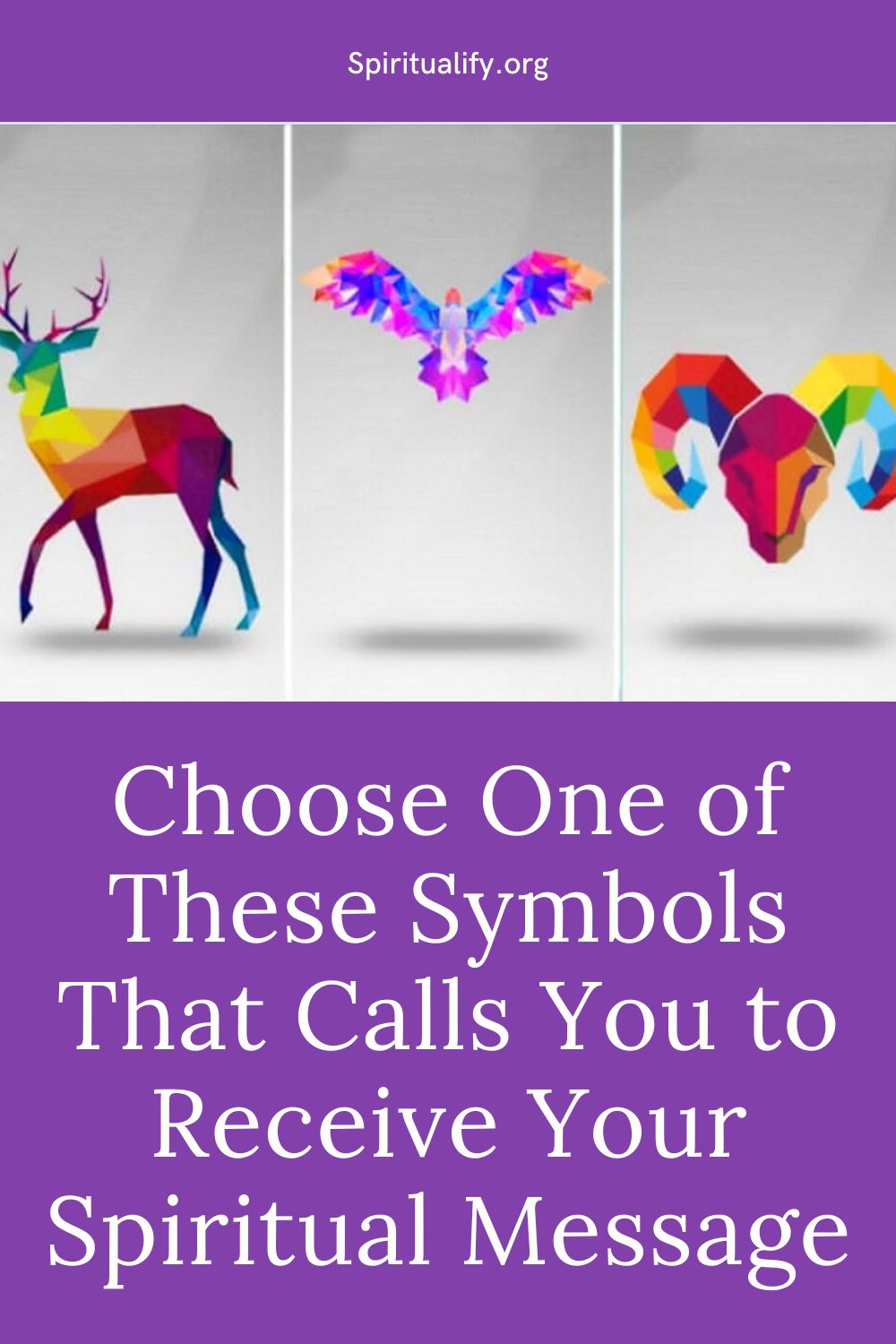 Choose One of These Symbols That Calls You to Receive Your Spiritual Message Pin