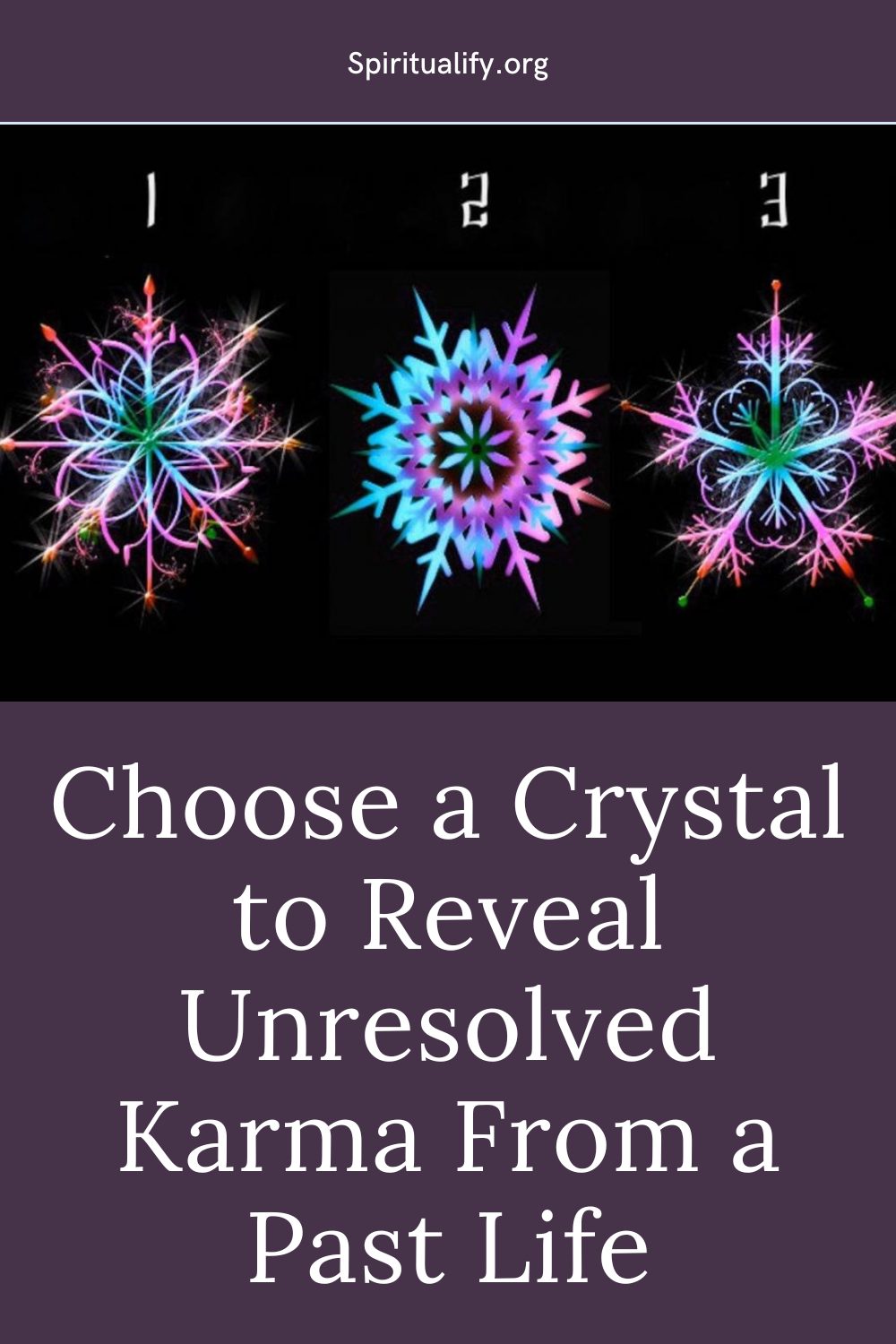 Choose a Crystal to Reveal Unresolved Karma From a Past Life Pin