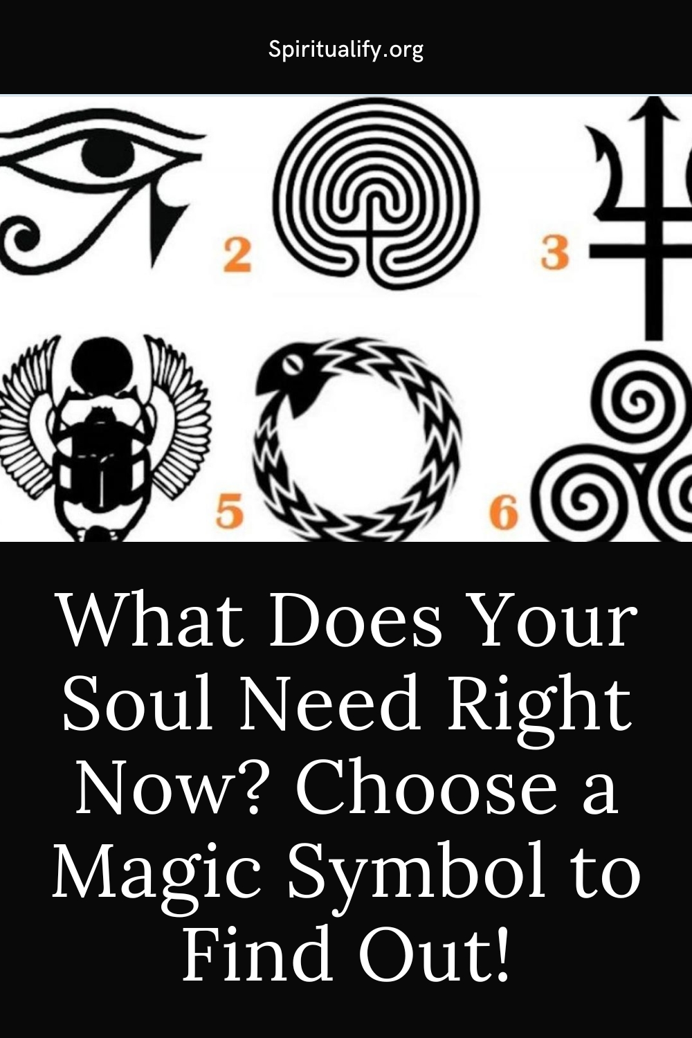 What Does Your Soul Need Right Now Choose a Magic Symbol to Find Out! Pin