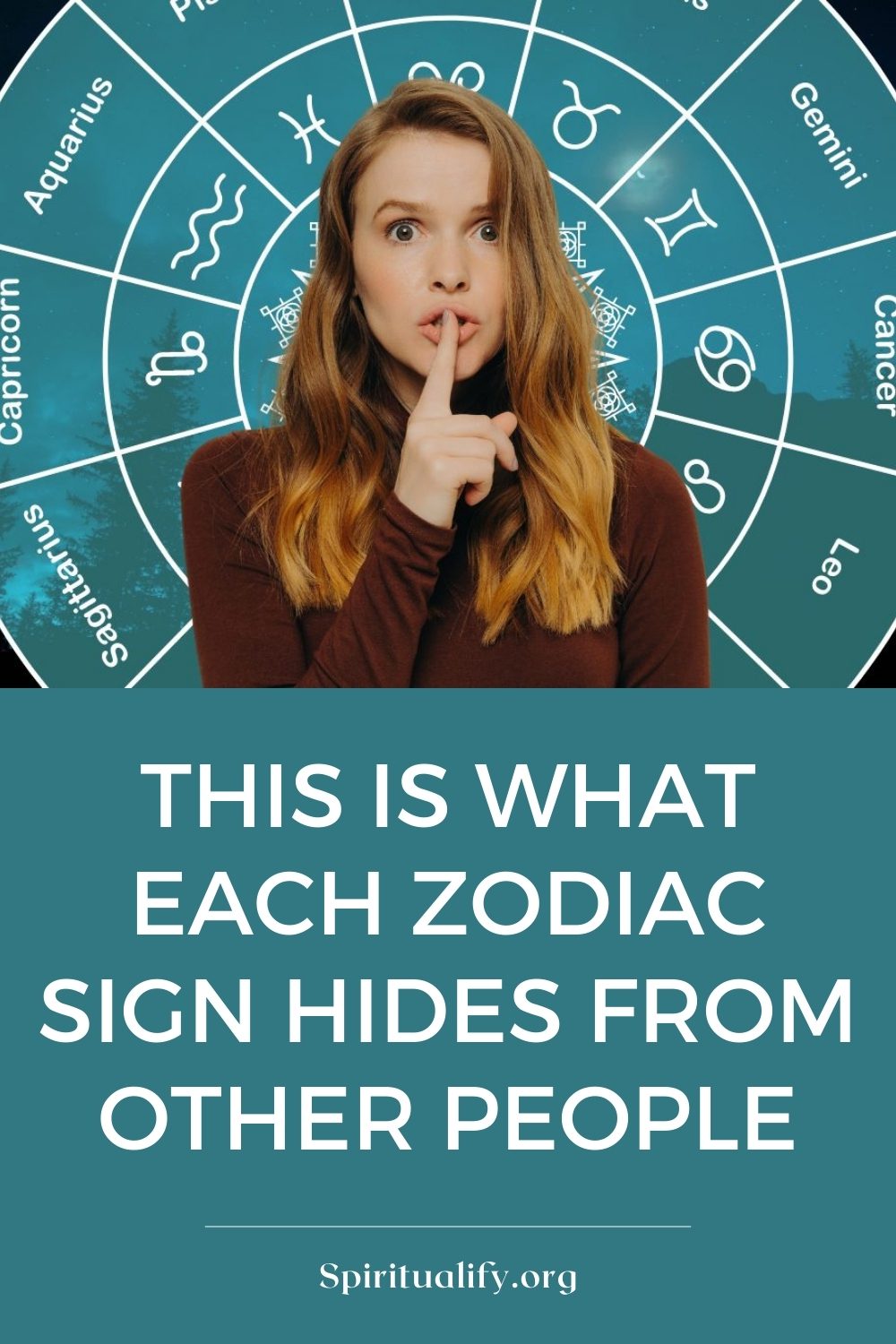 This Is What Each Zodiac Sign Hides From Other People Pin