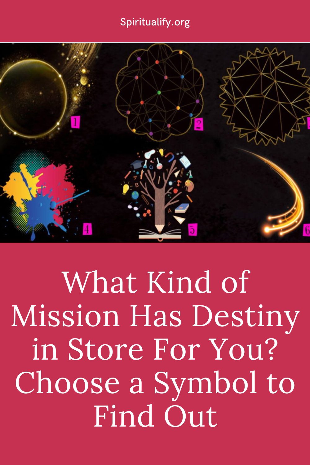 What Kind of Mission Has Destiny in Store For You Choose a Symbol to Find Out Pin