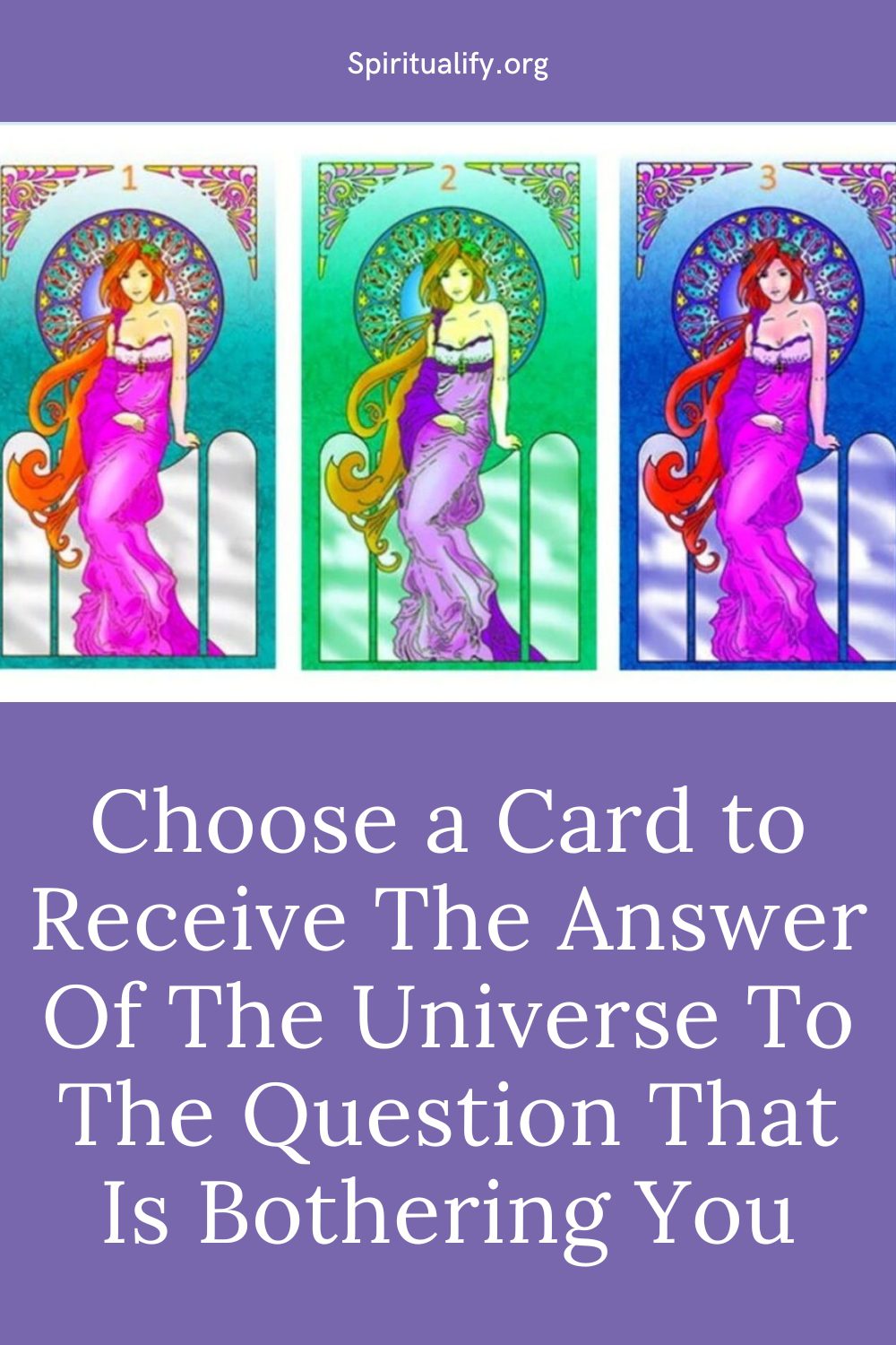 Choose a Card to Receive The Answer Of The Universe To The Question That Is Bothering You Pin