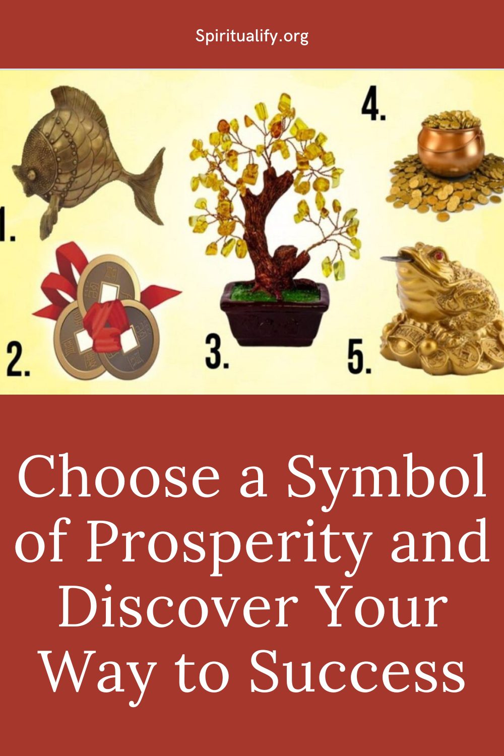 Choose a Symbol of Prosperity and Discover Your Way to Success Pin