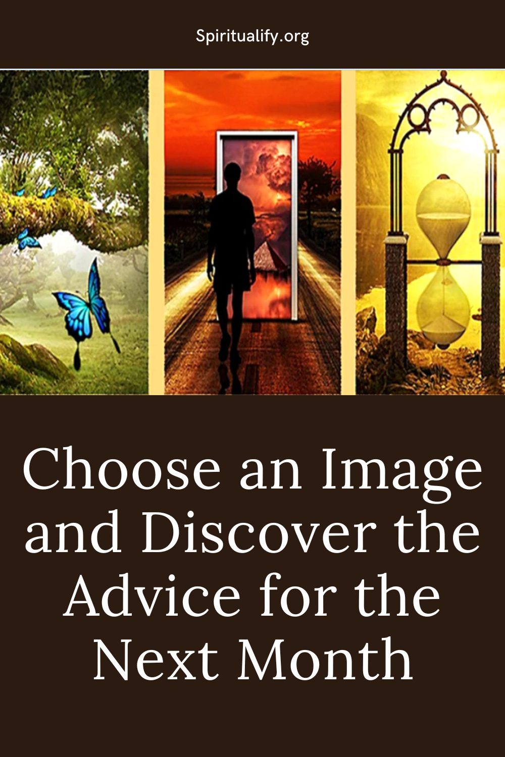 Choose an Image and Discover the Advice for the Next Month Pin