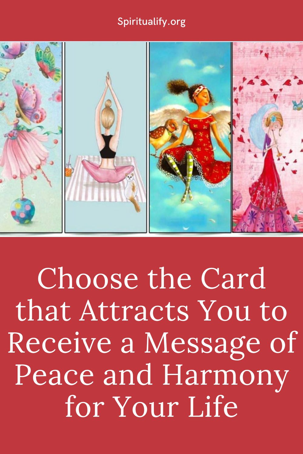 Choose the Card that Attracts You to Receive a Message of Peace and Harmony for Your Life Pin