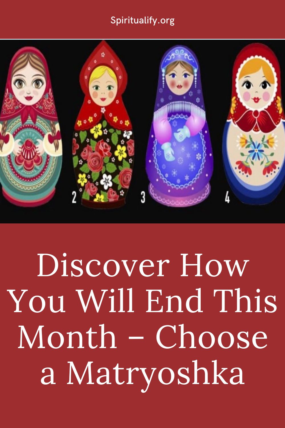 Discover How You Will End This Month – Choose a Matryoshka Pin