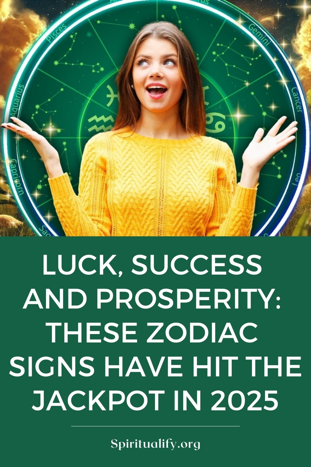 Luck, Success And Prosperity These Zodiac Signs Have Hit The Jackpot In 2025 Pin