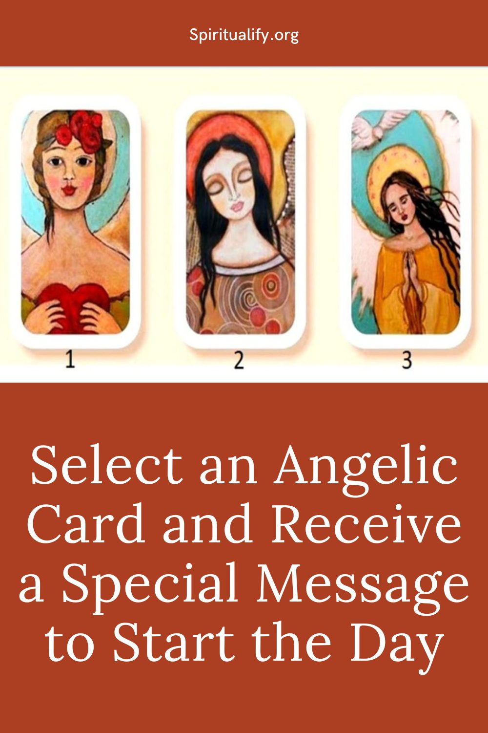 Select an Angelic Card and Receive a Special Message to Start the Day Pin