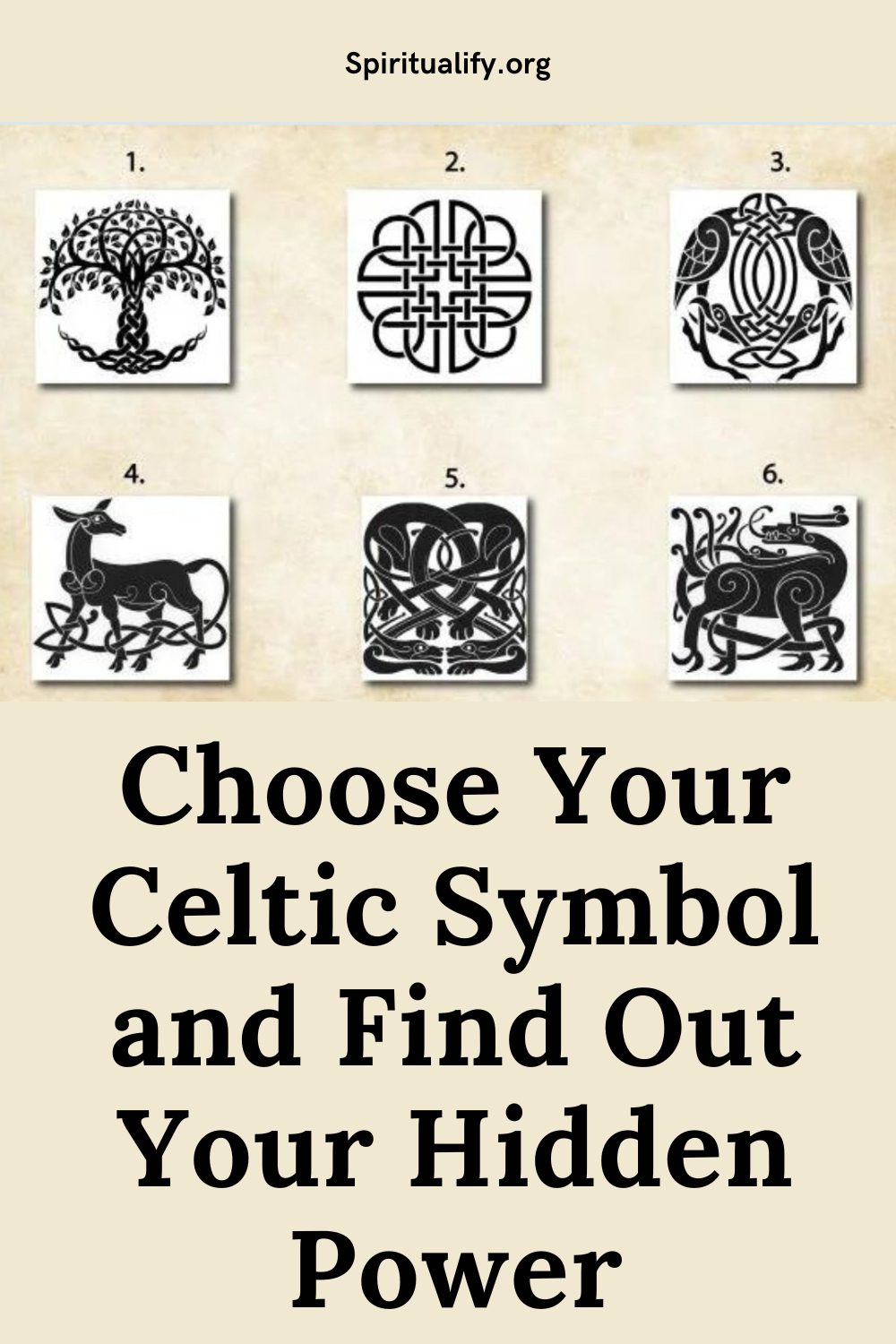 Choose Your Celtic Symbol and Find Out Your Hidden Power Pin