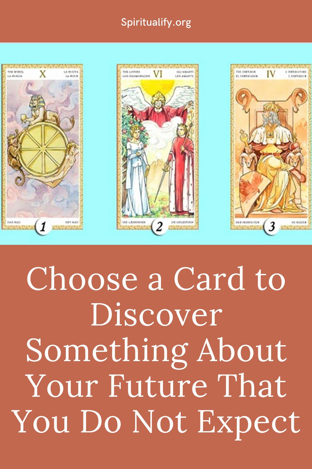 Choose a Card to Discover Something About Your Future That You Do Not Expect Pin