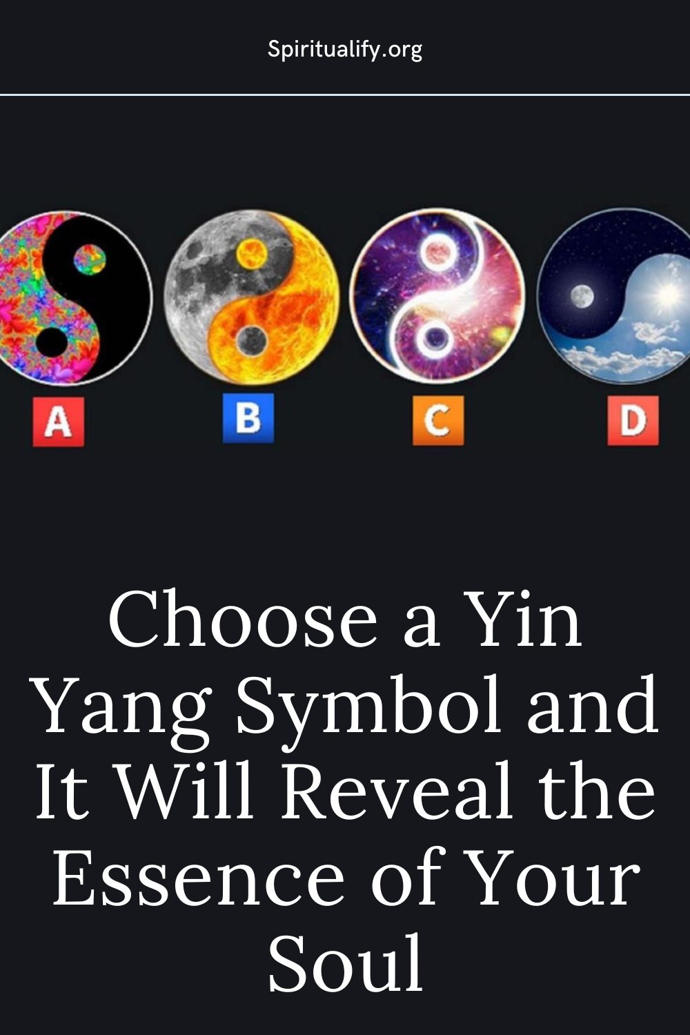 Choose a Yin Yang Symbol and It Will Reveal the Essence of Your Soul FB