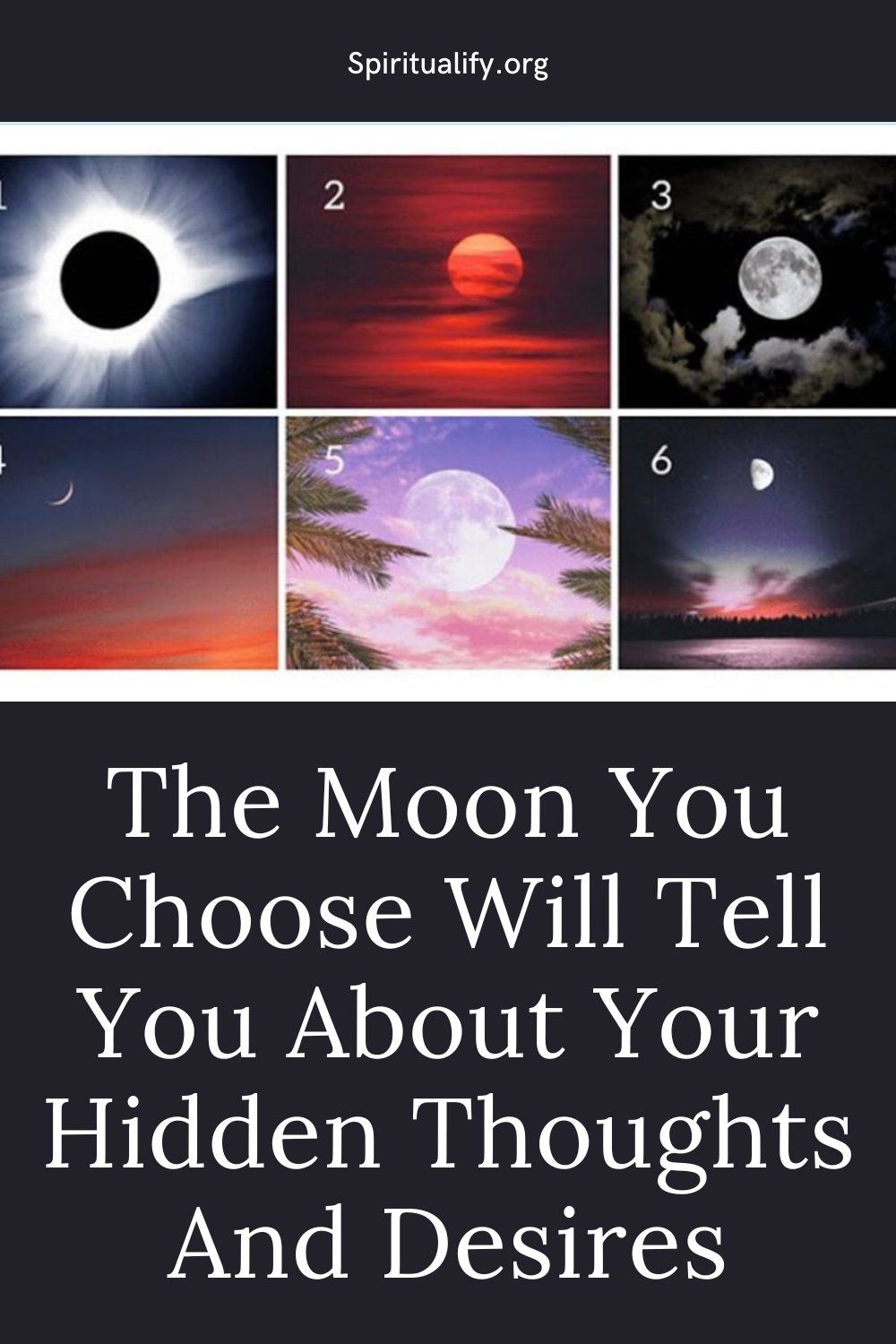 The Moon You Choose Will Tell You About Your Hidden Thoughts And Desires Pin