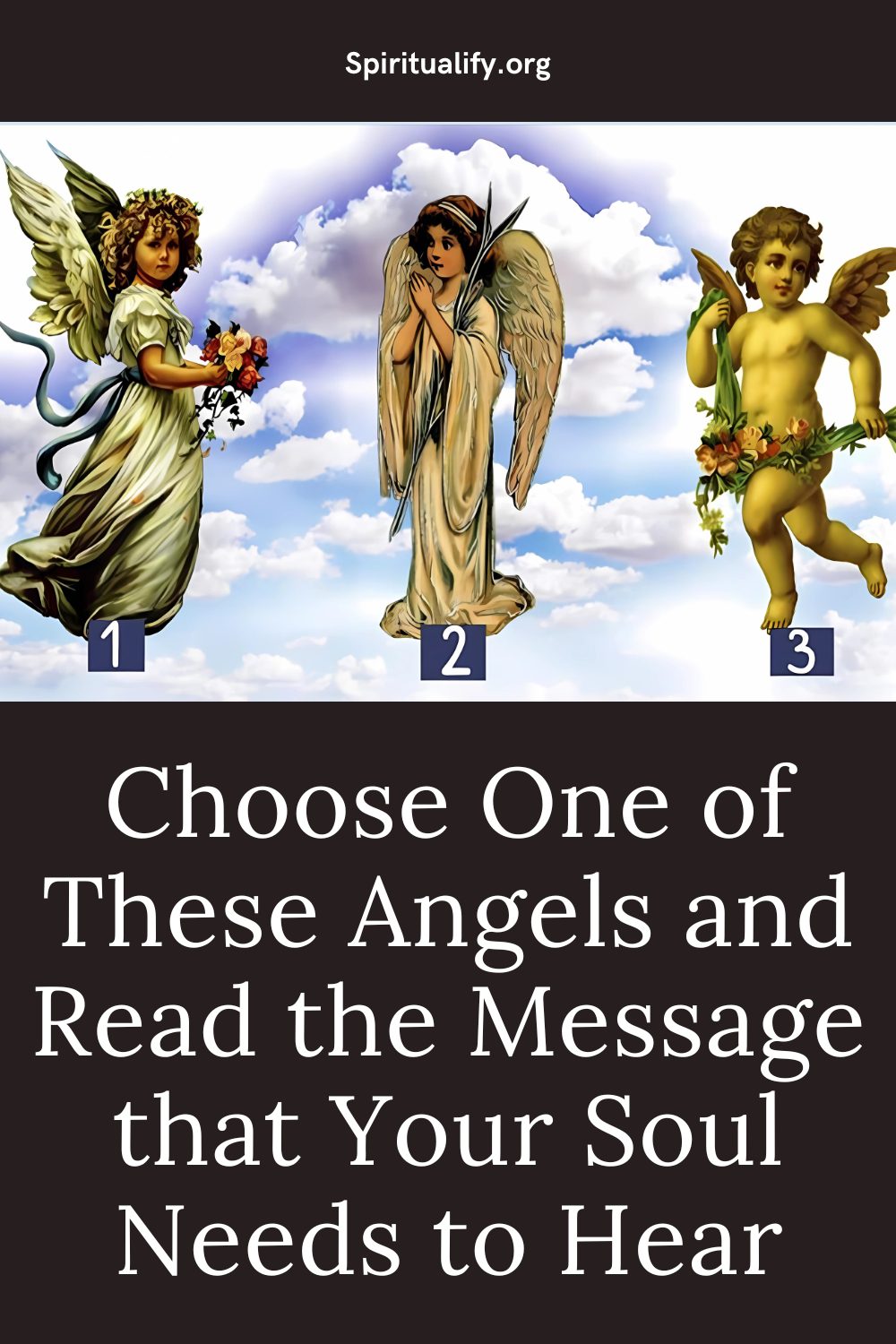 Choose One of These Angels and Read the Message that Your Soul Needs to Hear Pin