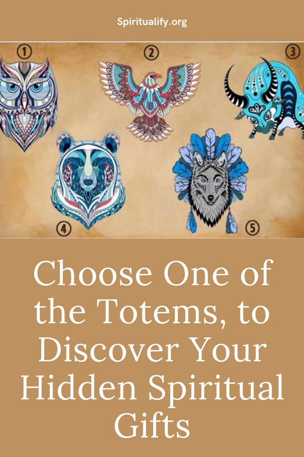 Choose One of the Totems, to Discover Your Hidden Spiritual Gifts Pin