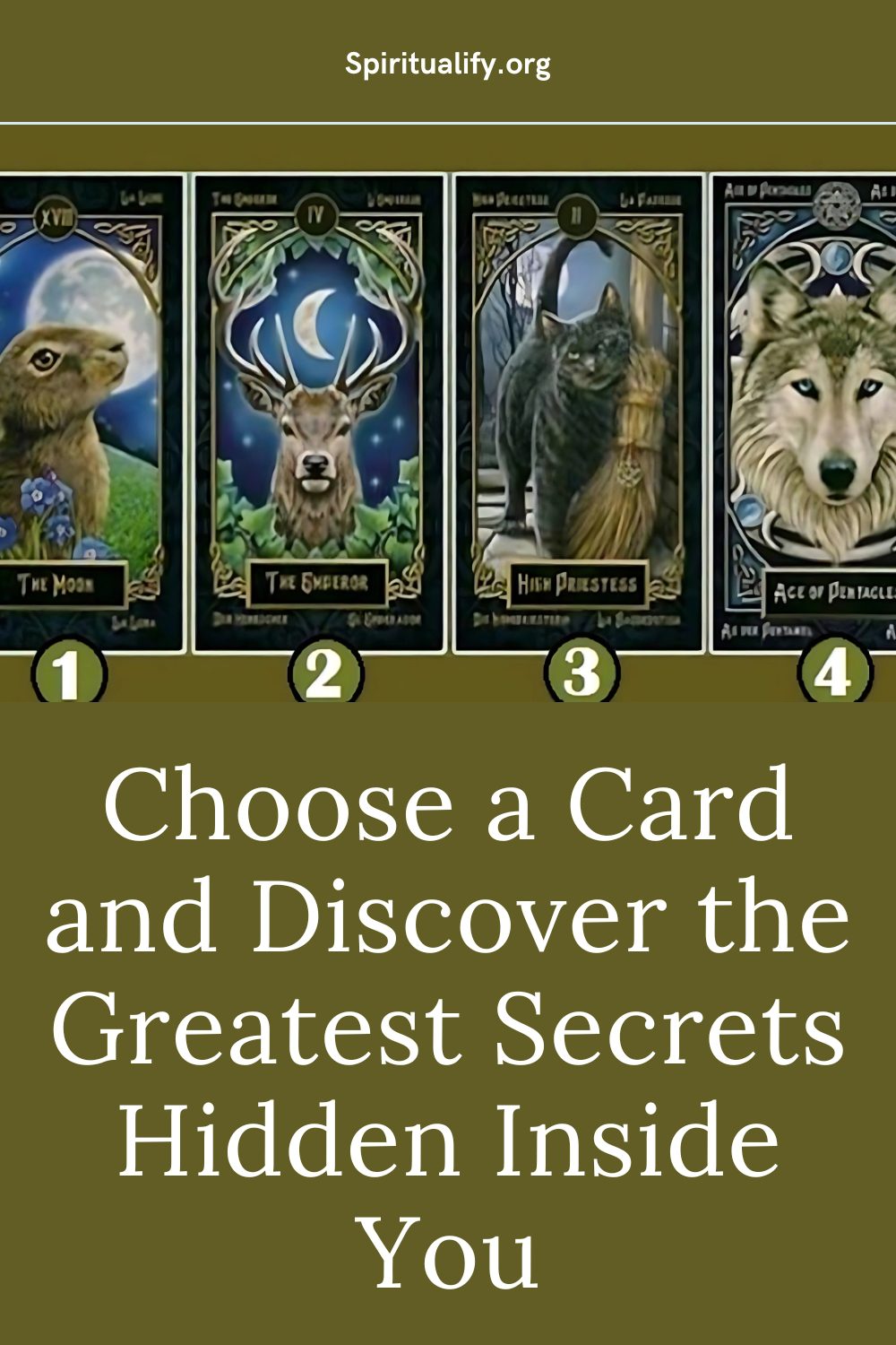 Choose a Card and Discover the Greatest Secrets Hidden Inside You Pin