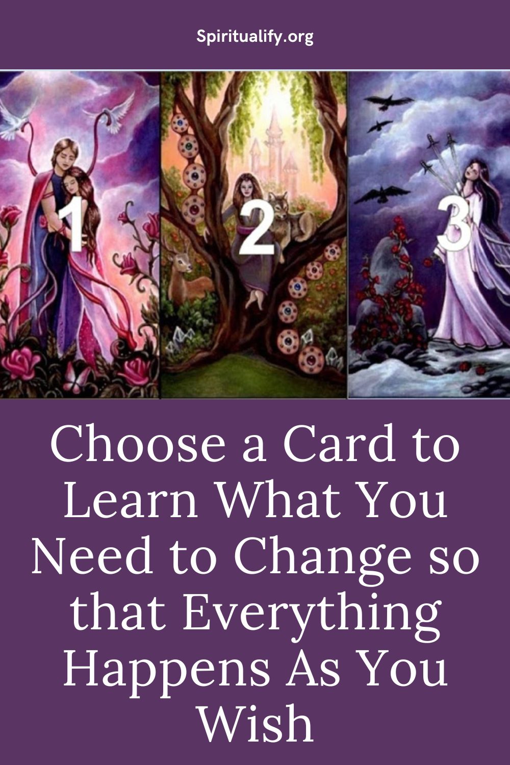 Choose a Card to Learn What You Need to Change so that Everything Happens As You Wish Pin