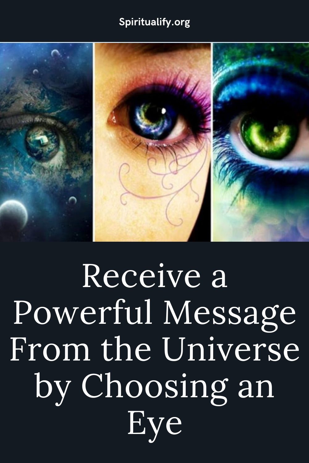 Receive a Powerful Message From the Universe by Choosing an Eye Pin