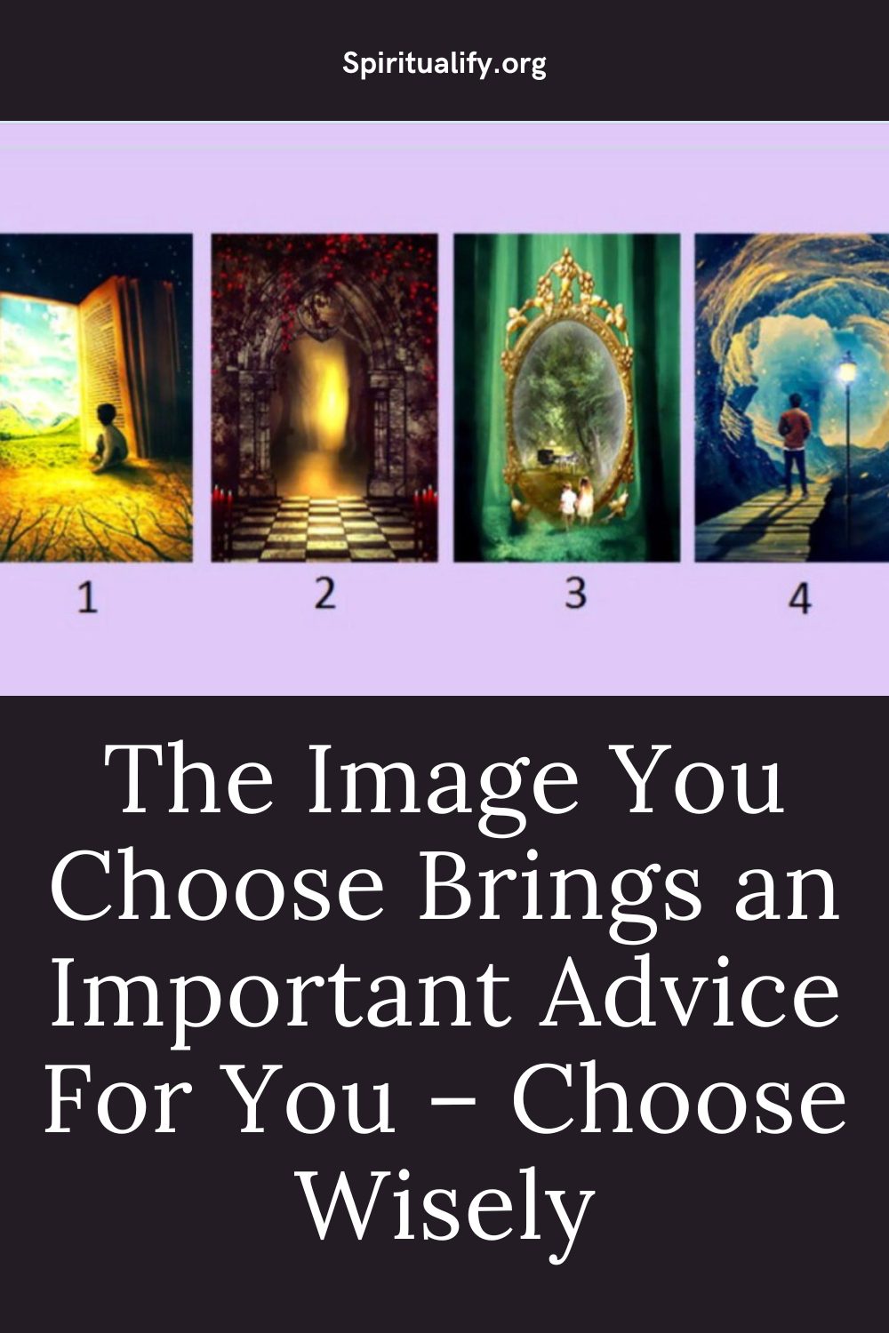 The Image You Choose Brings an Important Advice For You – Choose Wisely Pin