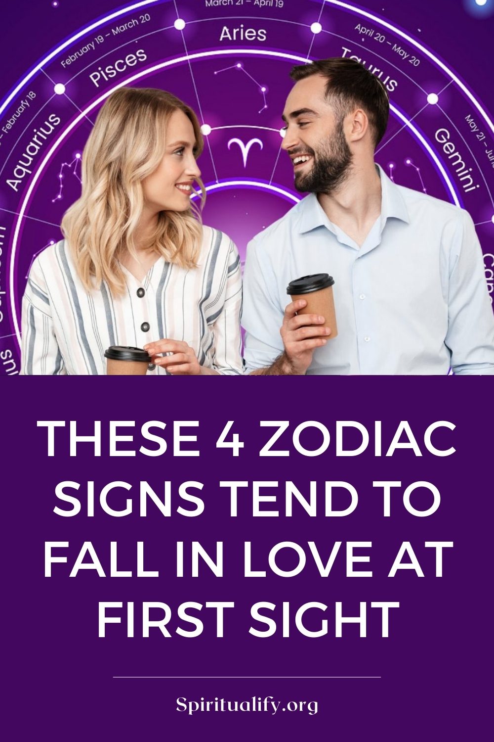 These 4 Zodiac Signs Tend To Fall In Love At First Sight Pin