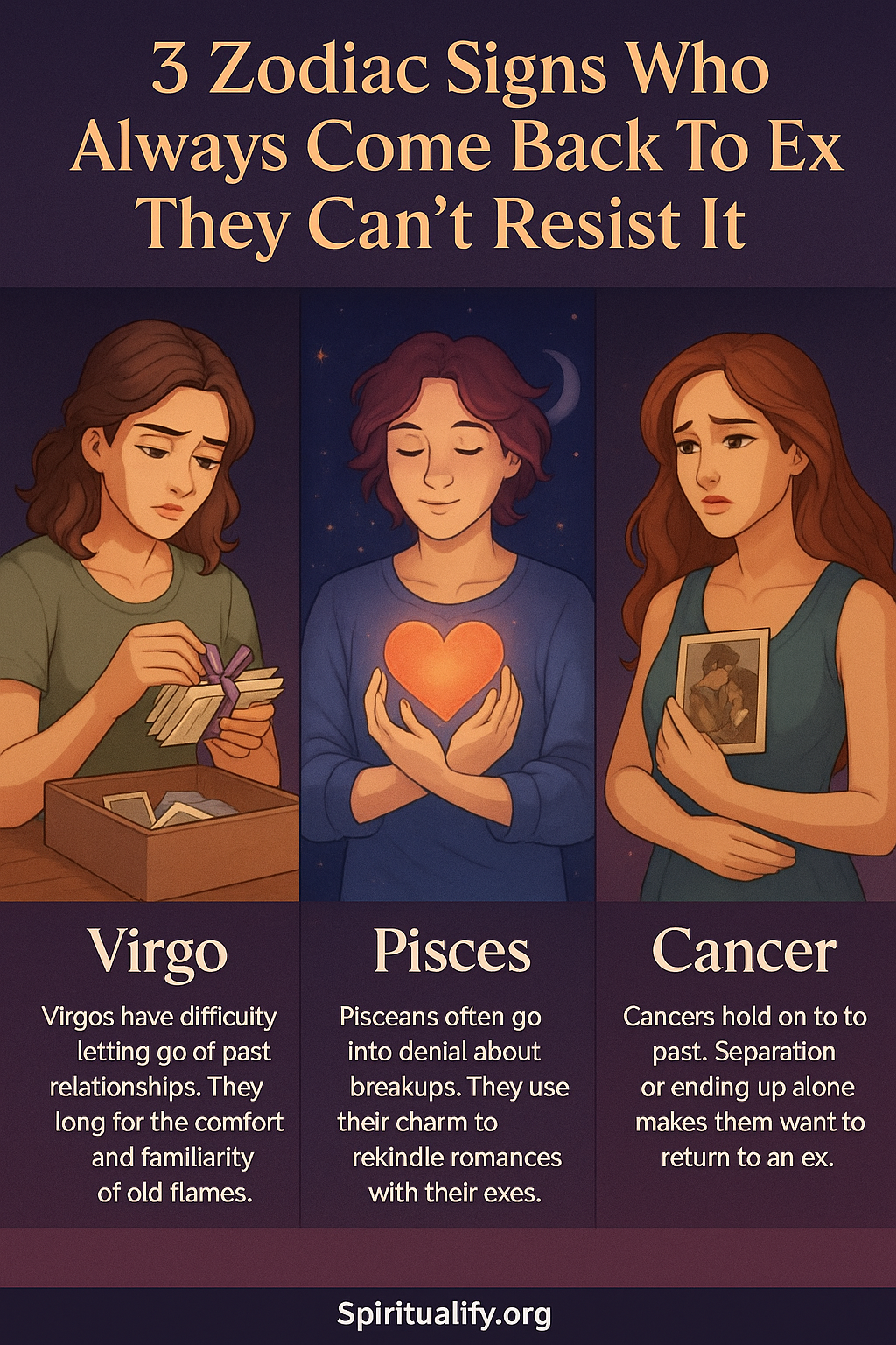 3 Zodiac Signs Who Always Come Back To Their Ex They Can’t Resist It INFOG